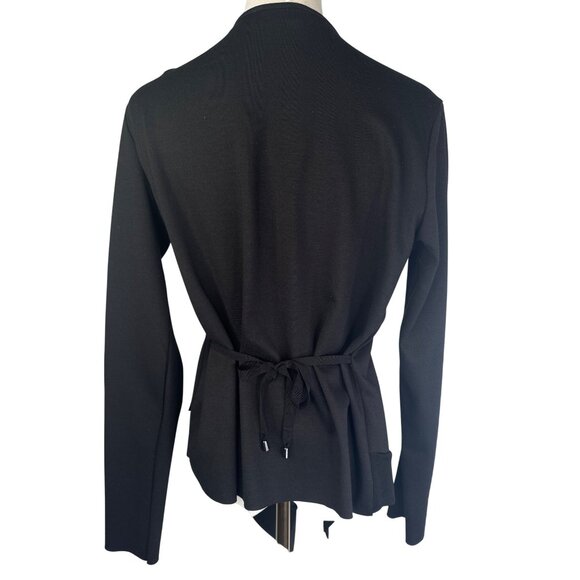 2/$30 ZARA Medium W/Collection Black Viscose Blend Waterfall Cardigan - Picture 13 of 15